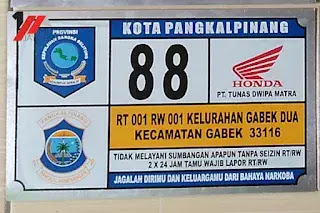 Nomor Rumah untuk CSR