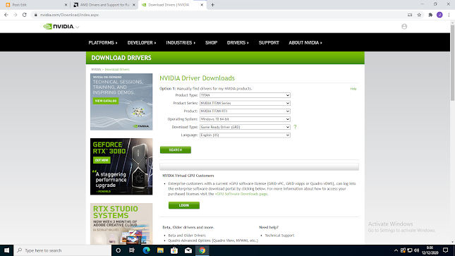 Nvidia Driver Downloads