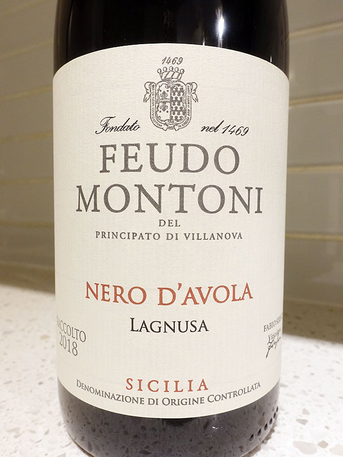 Feudo Montoni Lagnusa Nero d'Avola 2018