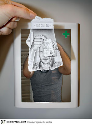 Pencil vs Camera by Ben Heine