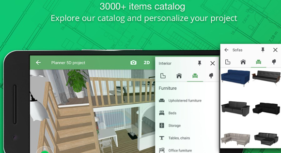 Planner 5D Mod Apk Unlocked Home Interior Design Creator Android