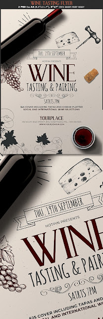  Wine Tasting Flyer Template