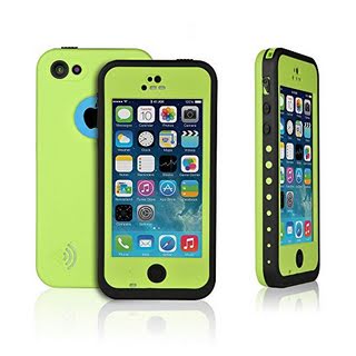 #1 iPhone 5c Waterproof Cell Phone Screen Protector Hard Cover Tough Lightweight Case - Premium Glass Covers & Accessories. Completely Seals Charger and Audio Inputs. Alternative to Otterbox, Lifeproof Defender, and Spigen Armor. Will Fit for Apple AT&T, Virgin, Verizon Wireless & Sprint. PROTECT ...