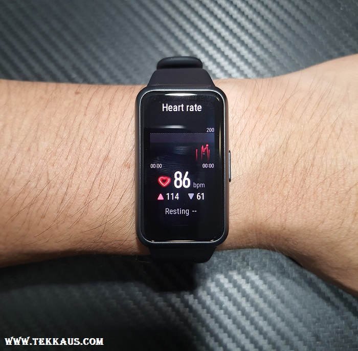 Huawei Band 7 Heart Rate Monitoring