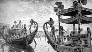 "البحار الغريق" قصة من الأدب المصري القديم دمجت بين الخيال والمشاعر الإنسانية