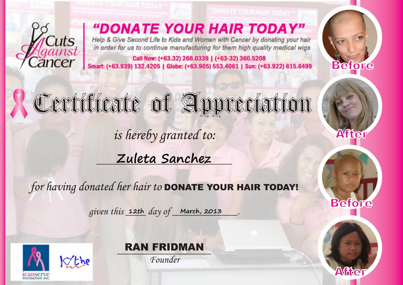 Tetadventurer Personal Donate Your Hair For Cancer Patients