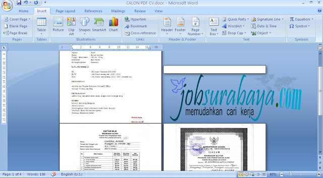 contoh dan cara membuat surat lamaran kerja lewat email