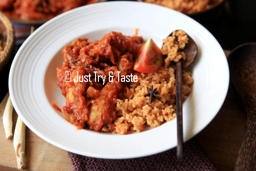 Resep Nasi Tomato a la JTT  Just Try & Taste
