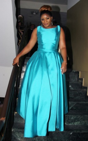 Omotola stuns at the premiere of James bond's spectre in Lagos