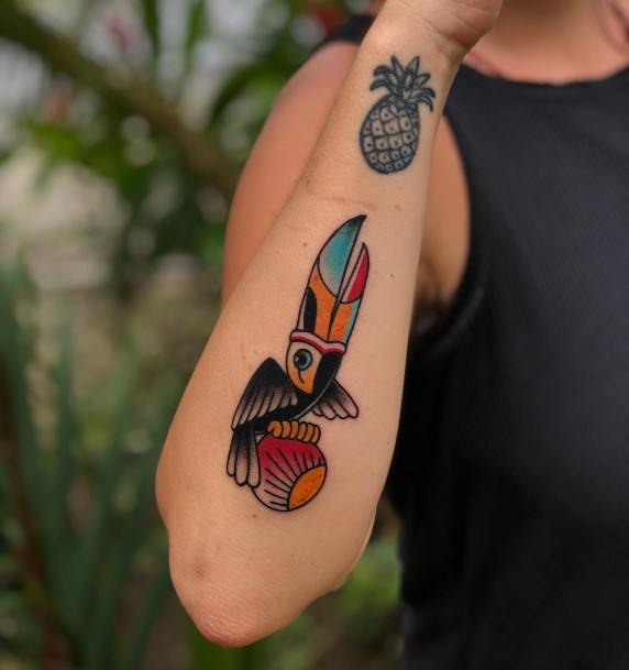 Tatuagem de Tucano - 30 fotos e modelos para as mulheres