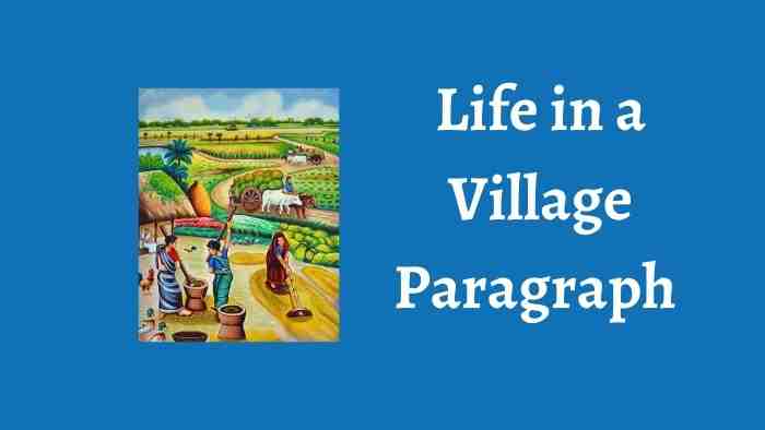 Life in a Village Paragraph