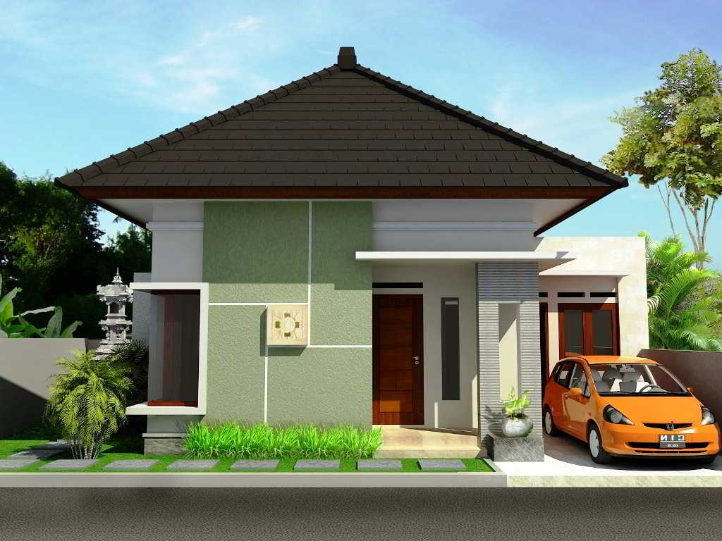  52 desain rumah  minimalis tampak depan 1 lantai modern 