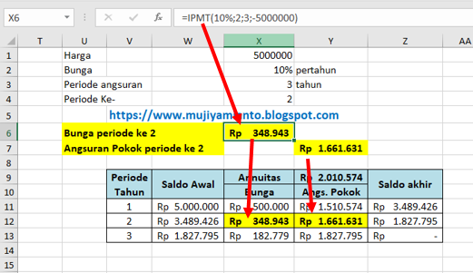 bunga periode ke n