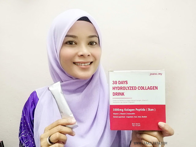 Jeanc 30 Days Hydrolyzed Collagen Drink Malaysia Skin Challenge