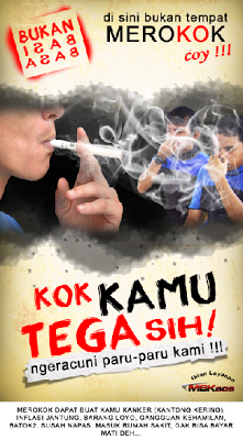 5 Contoh Poster Dilarang Merokok Populer  Tato Dan Poster