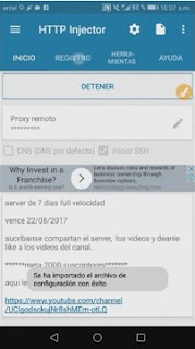 internet gratis android entel http injector 