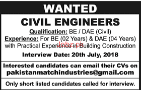 Position Available: Planning Civil Engineer