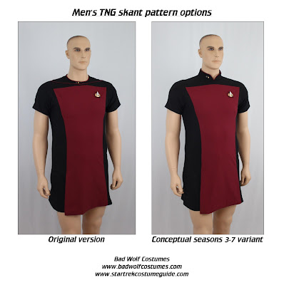 Star Trek TNG men's skant sewing pattern