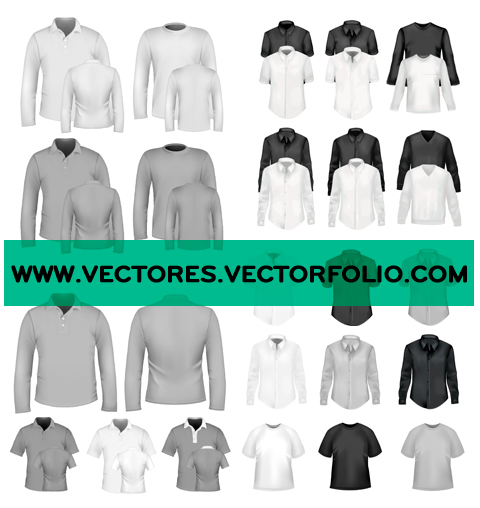 Camisas y camisetas vectorizadas