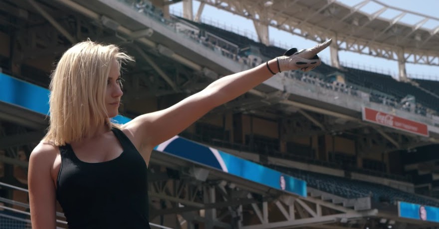 Paige Spiranac "takes golf to the streets" For Callaway Golf via The Funk Bros and The Show