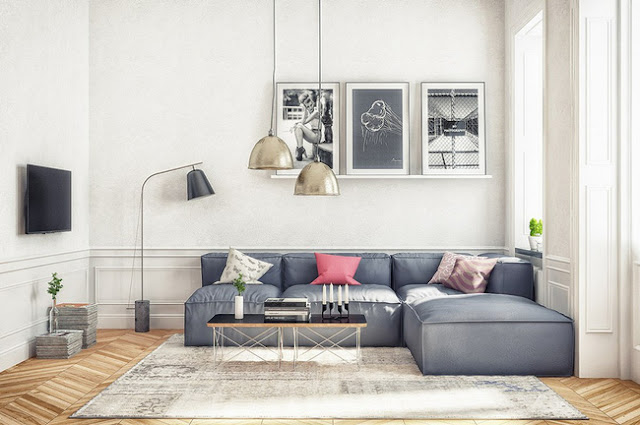 Hình ảnh cho mẫu bàn ghế sofa phòng khách nhỏ dành cho các căn hộ chung cư hiện đại