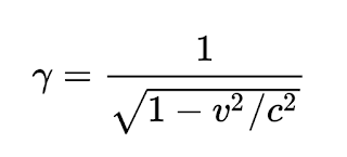 Factor Gamma en Relatividad Especial