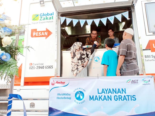 Berbagi Kebaikan Susu Murni Di Bulan Ramadhan dan Hari Susu Sedunia