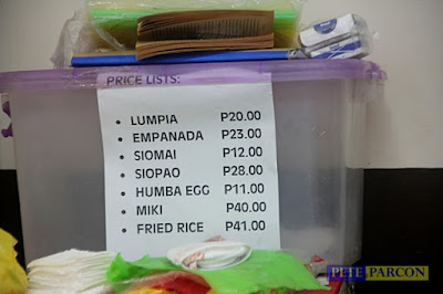 The Price list