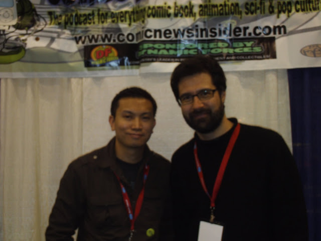 Jimmy Aquino and Greg Pak. Photo by Aquino.