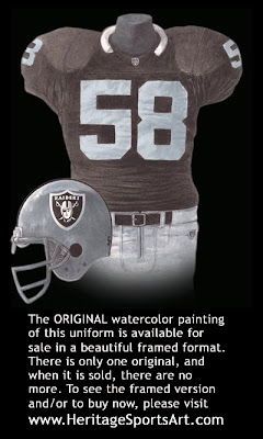 Los Angeles Raiders 1991 uniform -Oakland Raiders 1991 uniform