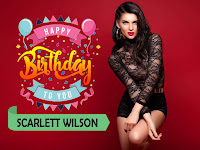 scarlett wilson, hot photo scarlett wilson in black net fashionable dress along exposing her sleekly legs