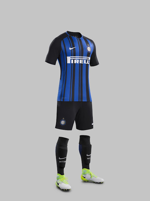 Le nouveau maillot domicile pour 2017/ 2018 de l'Inter Milan