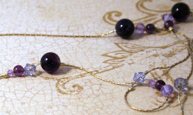 Purple Universe (sterling silver, Swarovski, amethyst) :: All Pretty Thungs