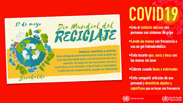 Cartel del Día Mundial del Reciclaje