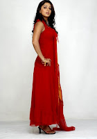 Boomika Hot Stills In Red Dress: