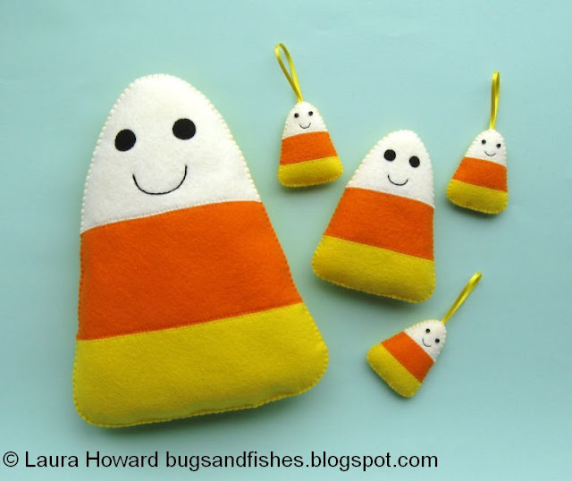 Felt candy corn