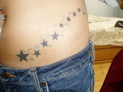 Star Tattoos On Hip