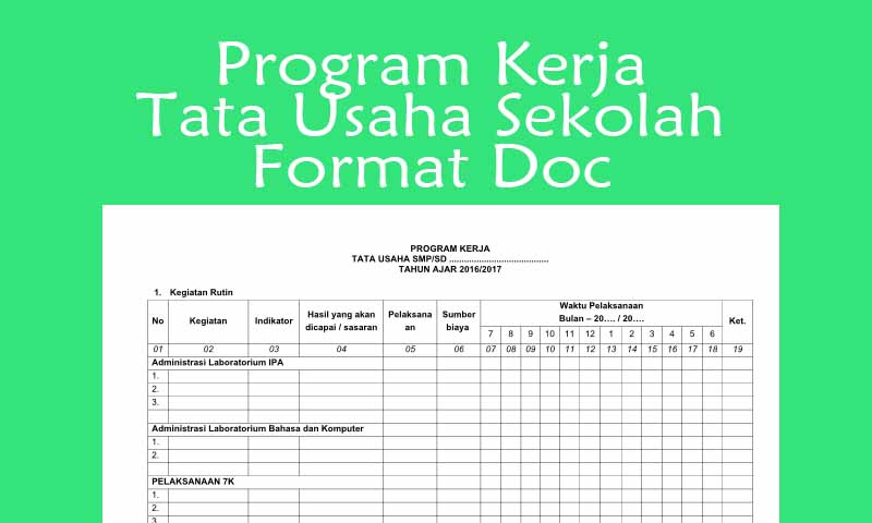 Contoh Proposal Program Kerja  Aneka Macam Contoh