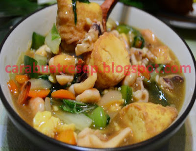 Foto Resep Sapo Tahu Seafood Udang Kupas Jamur Chinese Food Oriental Sederhana Spesial Asli Enak