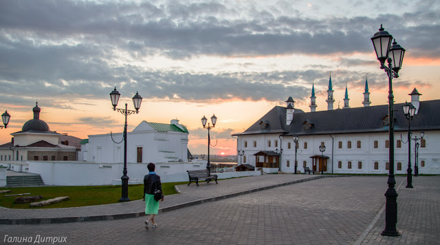 Казанский Кремль закат