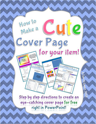 http://www.teacherspayteachers.com/Product/How-to-Make-a-Cute-Cover-Page-For-Your-Items-on-TPT-637201