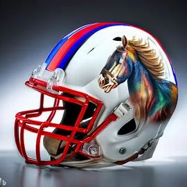 SMU Mustangs Concept Football Helmets