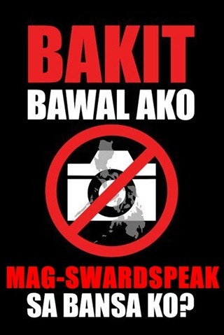 Bawal Mag-Swardspeak
