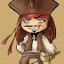 18+ Jack Sparrow Caricature Background