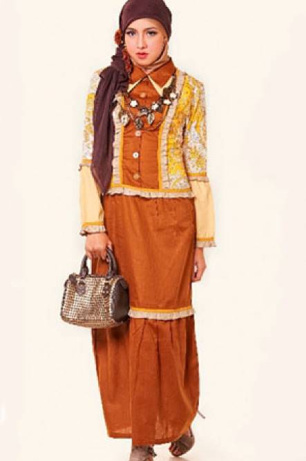 10 Model Baju Batik Muslim Remaja Desain Terbaru 2019