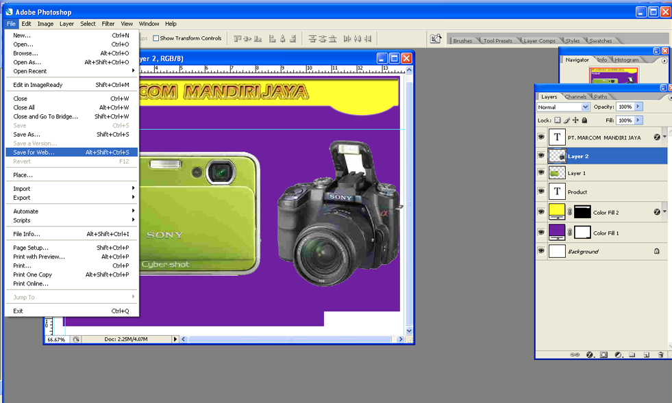 Cara Design Layout Halaman Web Menggunakan Photoshop