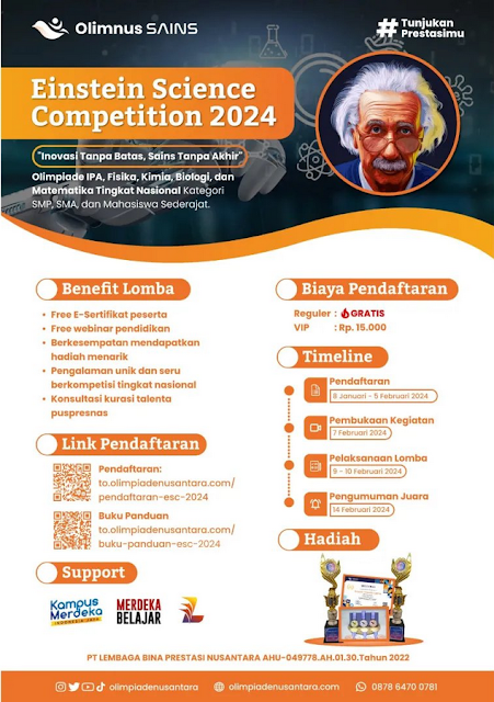 Einstein Science Competition (ESC) 2024