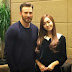 Jessica snapped a photo with Hollywood actor Chris Evans