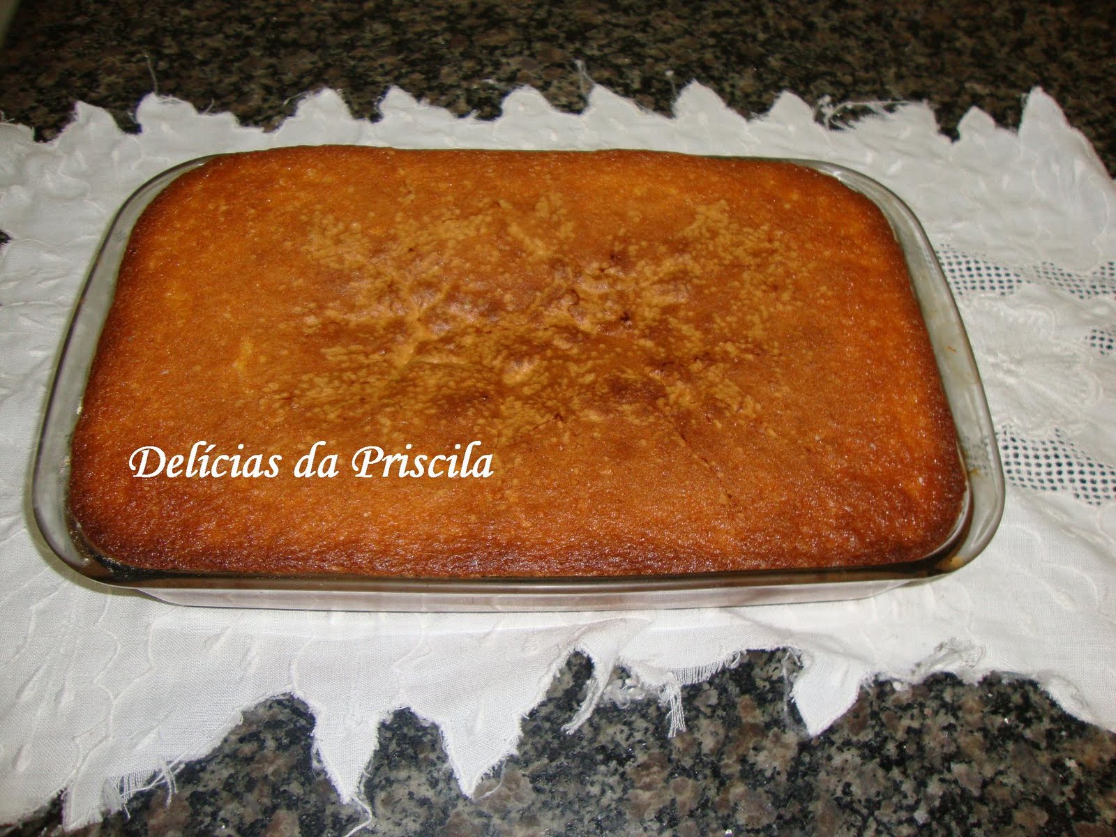 Bolo de Laranja com Pedaos de