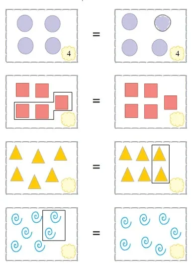 Solutions Class 1 गणित का जादू Chapter-2 ( एक से नौ तक की संख्याएँ उतने ही जितने की)